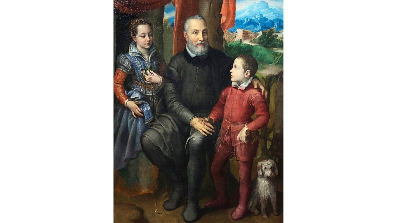 Sofonisba Anguissolas familjeporträtt omnämndes på 1500-talet i Vasaris ”Berömda renässanskonstnärers liv” och finns sedan 1873 i Danmark. Foto:  Susanne Willgren Lamm