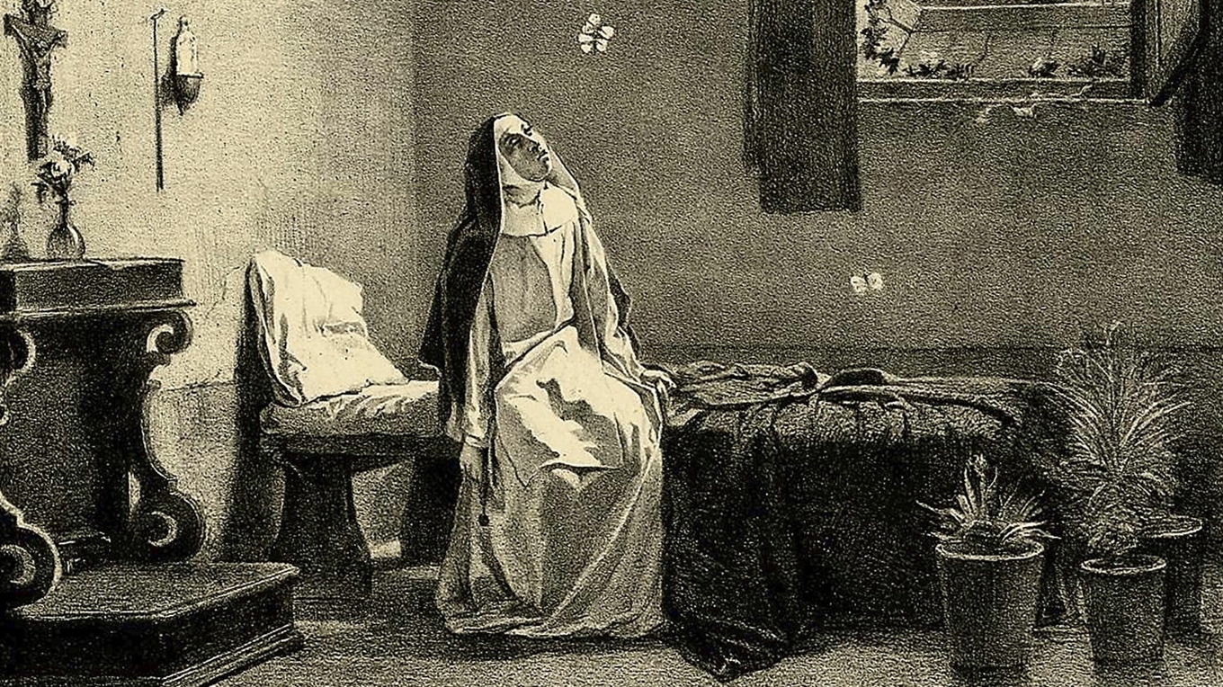 Vi vill skydda oss från världen, men den låter oss sällan fly. Litografi efter Luigi Busi, 1800-talets mitt. Foto: British Museum/Wikimedia Commons