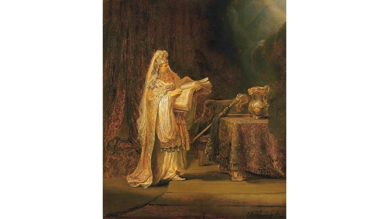 ”Zacharias vision i templet” (1633) tillskrivs åter Rembrandt efter 65 år i det fördolda. Foto: Rene Gerritsen