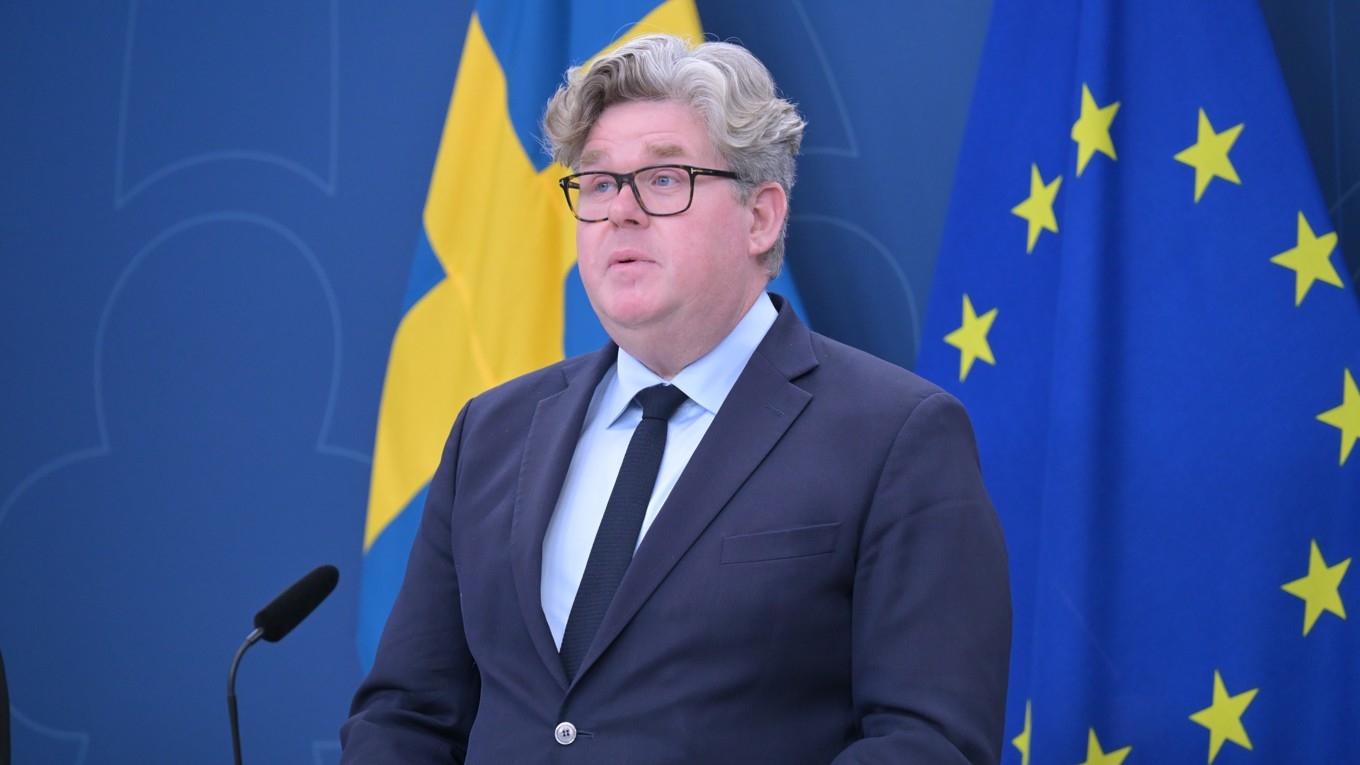 Justitieminister Gunnar Strömmer (M). Foto: Roger Sahlström