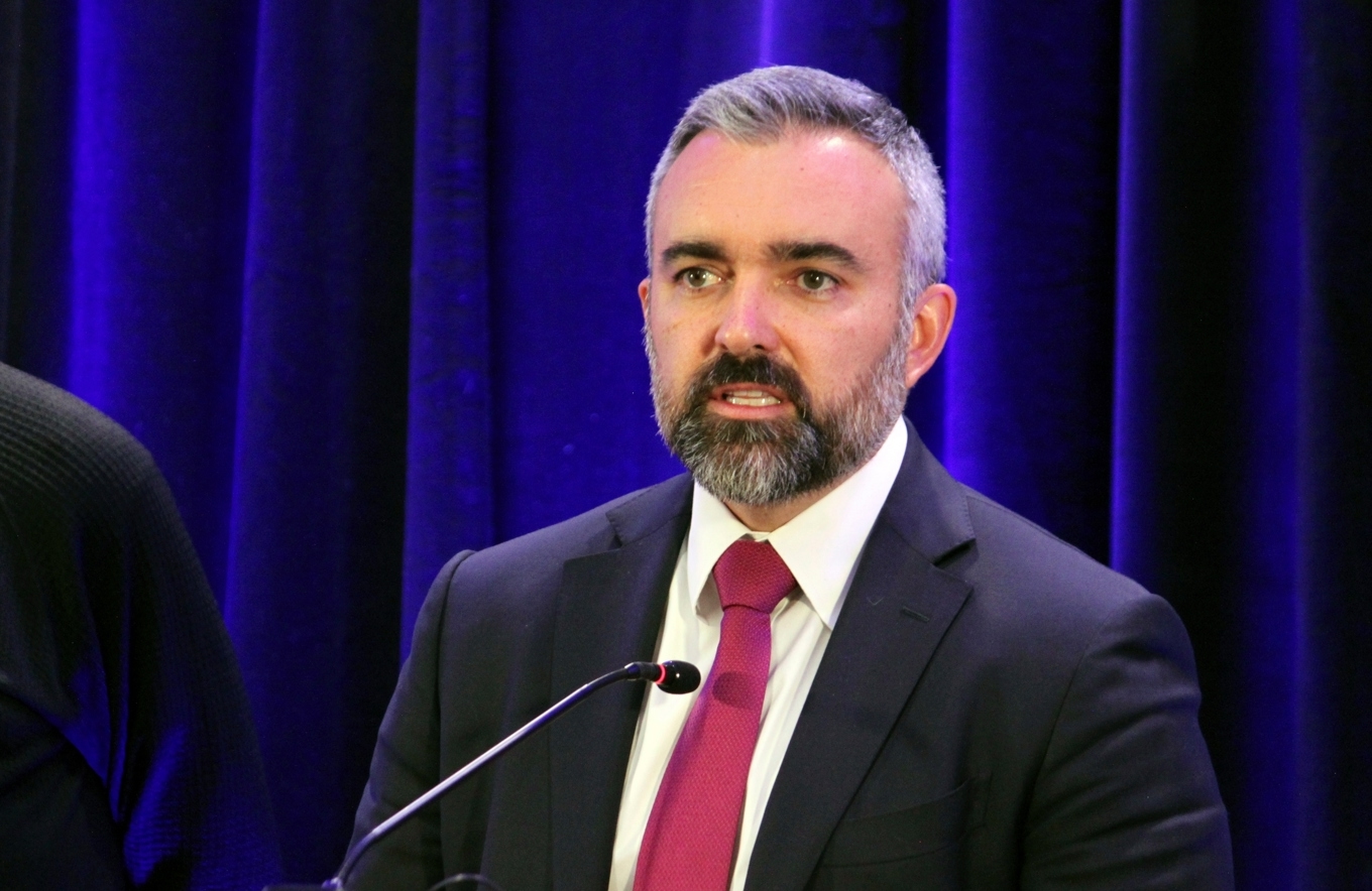 New Mexicos justitieminister Raúl Torrez. Arkivbild. Foto: Susan Montoya Bryan  /AP/TT