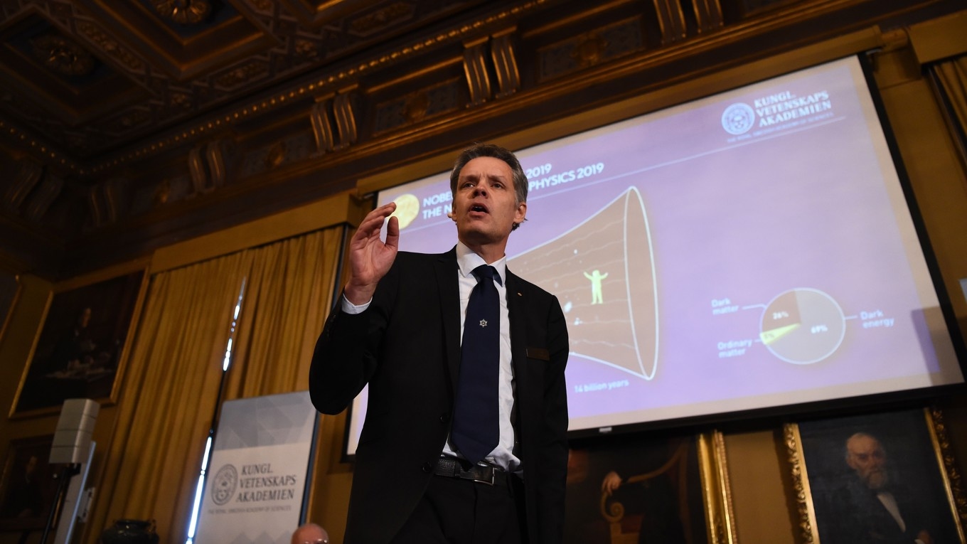 Ulf Danielsson, professor i teoretisk fysik vid Uppsala universitet, har fått en asteroid uppkallad efter sig. Foto: Jonathan Näckstrand/AFP via Getty Images