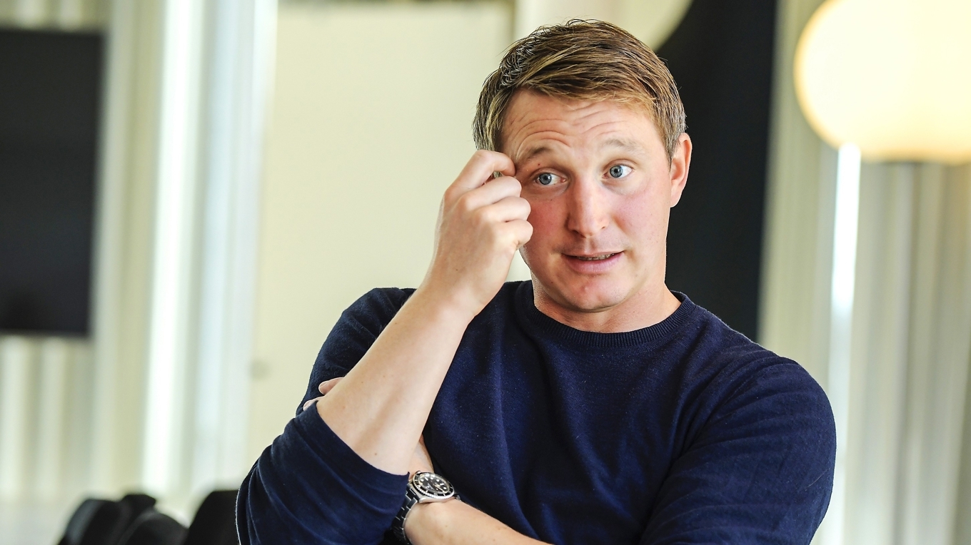 Svenska Fotbollförbundets sportchef Kim Källström berättar om sitt ansvar för svensk landslagsfotboll. Foto: Anders Wiklund/TT