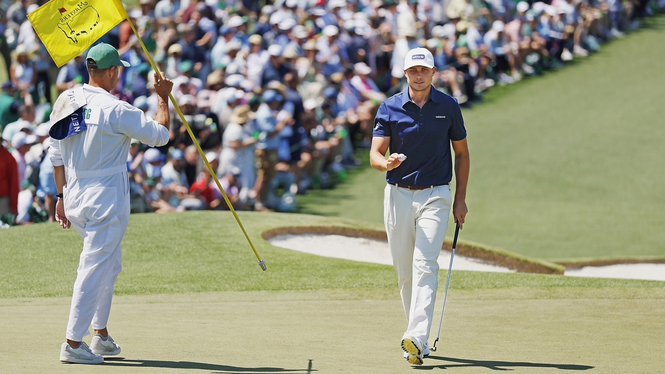 Om Ludvig Åberg lyckas få till puttningen har han en god chans i majortävlingen US Masters. Foto: Harry How/Getty Images