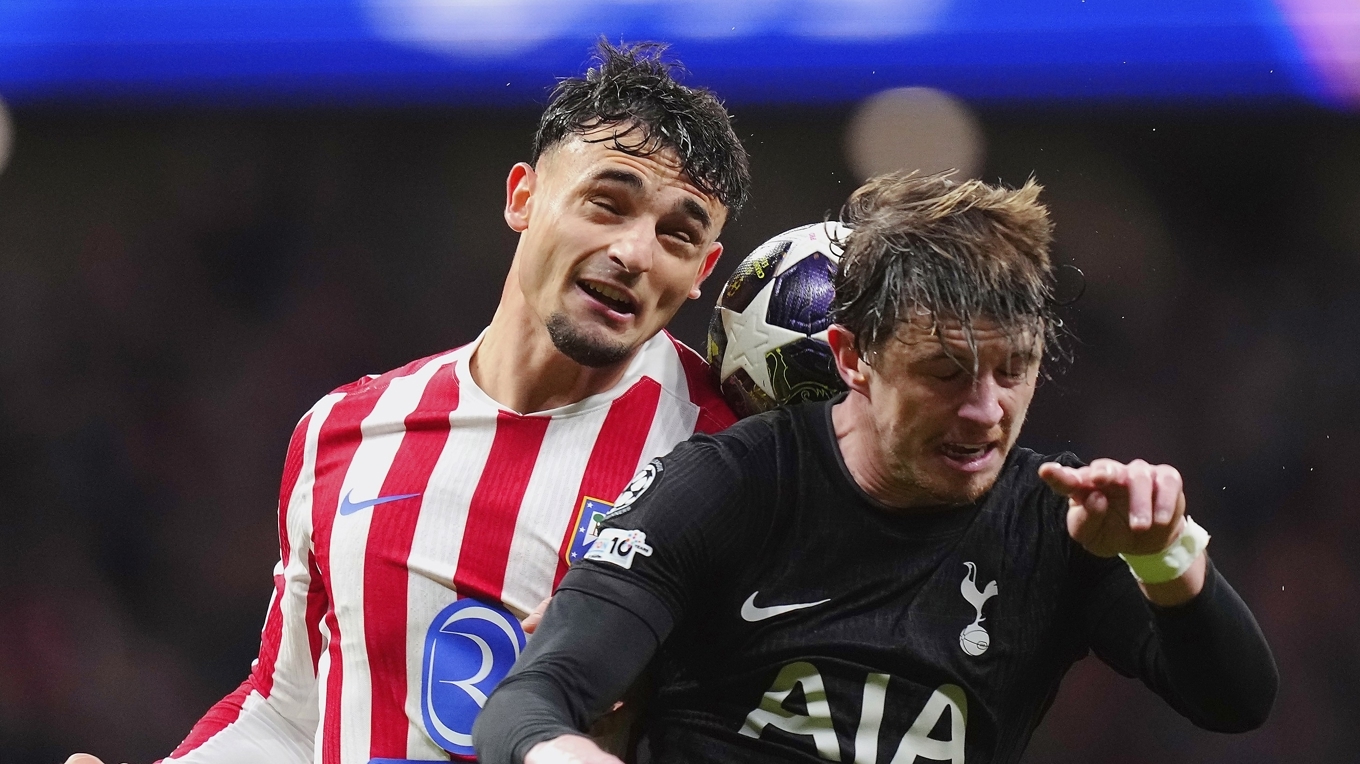 Tottenham åkte på en stjärnsmäll i den första åttondelsfinalen mot Atletico Madrid. Londonlaget låg under med 0–4 efter 22 minuter, matchen slutade 5–2.
Foto: Jose Breton/AP/TT