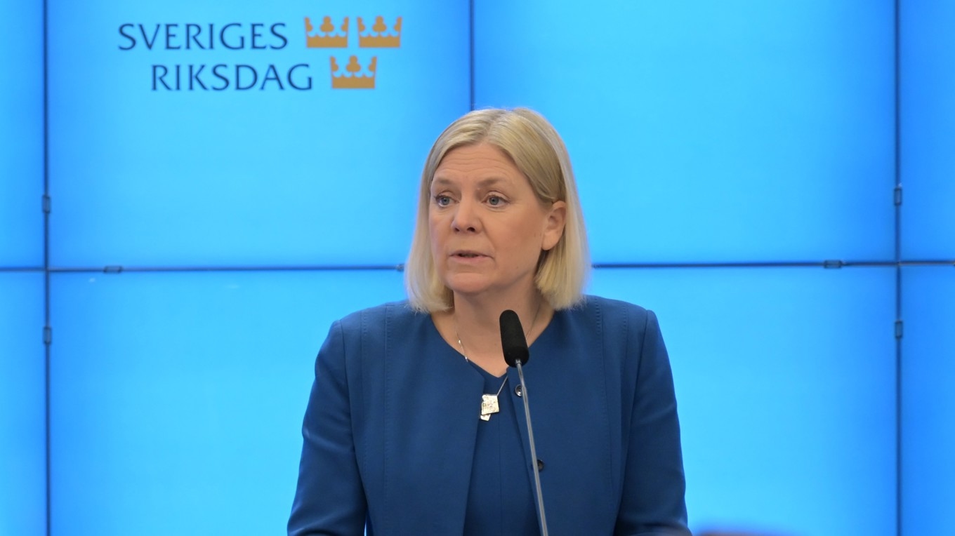 S-ledaren Magdalena Andersson. Foto: Roger Sahlström