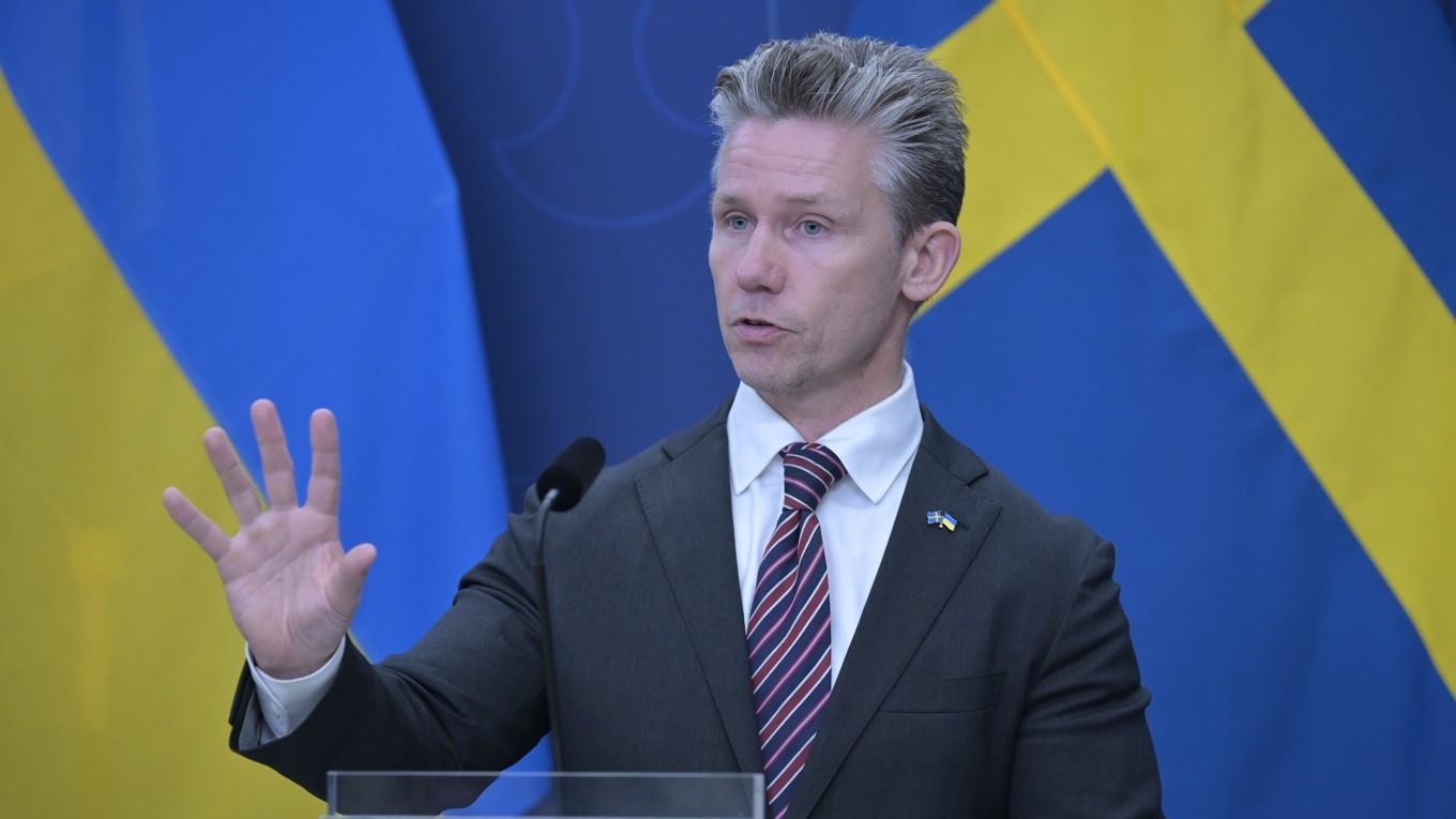 Pål Jonson, försvarsminister. Foto: Roger Sahlström