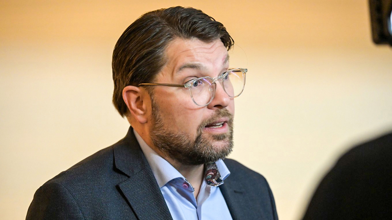 SD-ledaren Jimmie Åkesson. Foto: Roger Sahlström