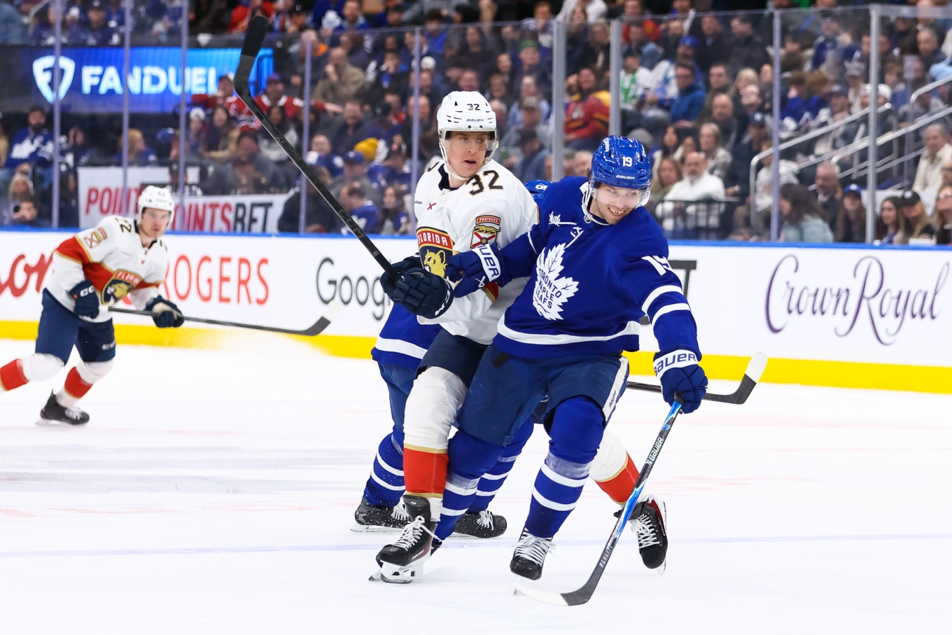 Floridas Wilmer Skoog (32) på en bild från tidigare i april. Foto: Cole Burston/The Canadian Press via AP/TT