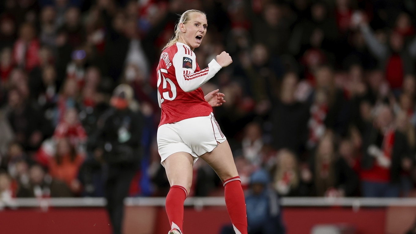Stina Blackstenius har en osviklig förmåga att vara bra i de stora matcherna, något som behövs när Arsenal möter Olympique Lyonnais. Foto: Ryan Pierse/Getty Images