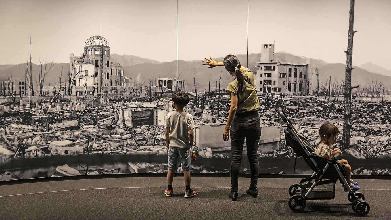 Trauma, skuld, skam och identitetskris i krigets skugga skildras i Dazais böcker. Hiroshima Peace Memorial Museum i Japan. Foto: Yuichi Yamazaki/Getty Images