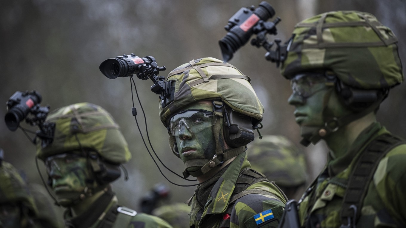 Flera nya regementsområden i Sverige håller på att byggas upp. Foto: Jonathan Nackstrand/AFP via Getty Images