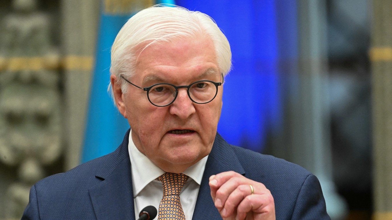 Den tyske förbundspresidenten Frank-Walter Steinmeier. Foto: Johan Ordonez/AFP via Getty Images