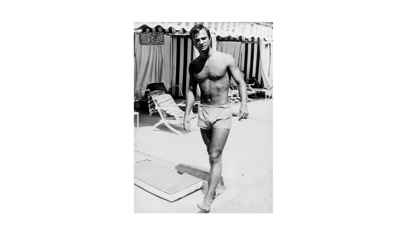 Denna bild är tagen på en strand i Monaco den 12 augusti 1968. Foto: TT BILD