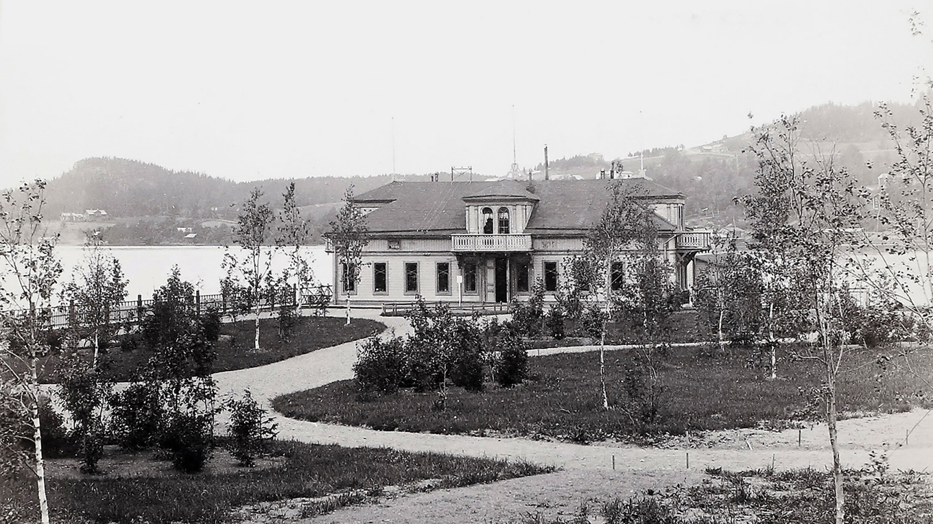 Östersunds badhus 1905. Foto: Föreningen Gamla Östersund