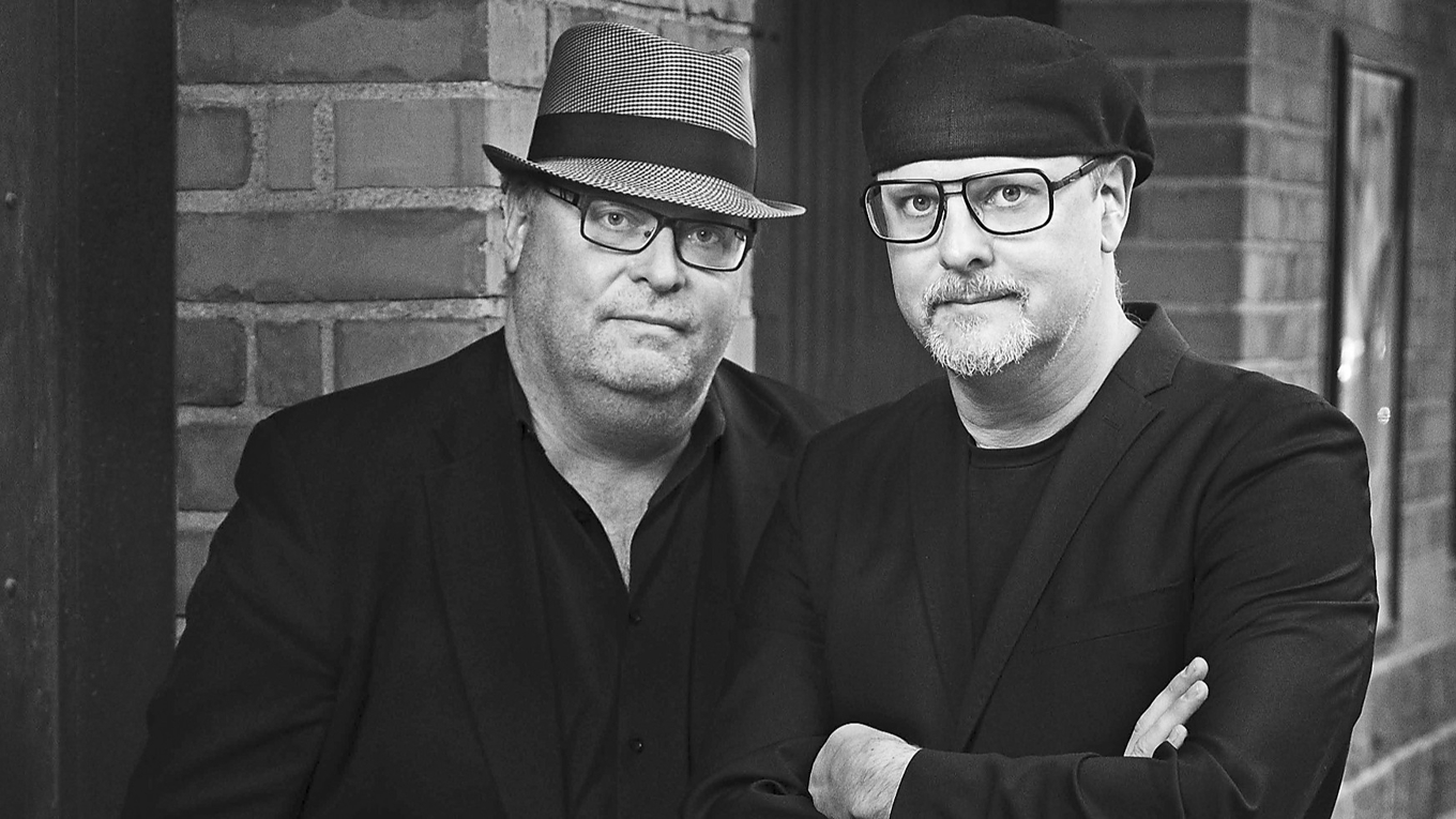 Bröderna Janne och Per Broman berättar om resan som skapade Fotografiska museet och vad de gör i dag. Foto: Knut Koivisto