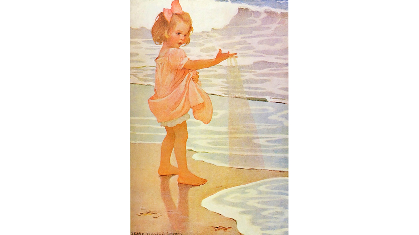Om män­ni­skans frihet är ett problem för staten har staten blivit ett problem för människan. Målning av Jessie Willcox Smith (1863–1935). Foto: Okänd