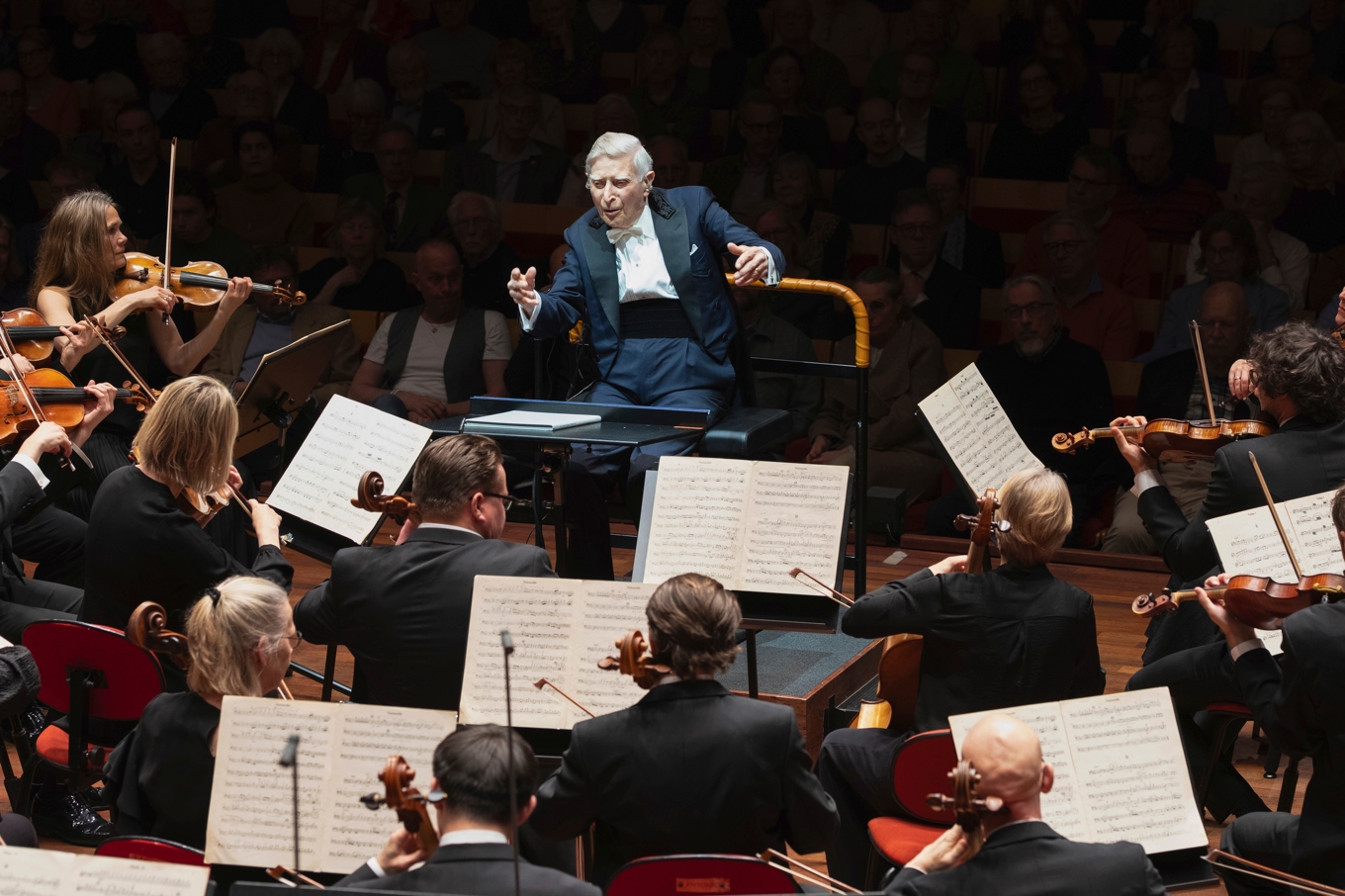 Förra gången Herbert Blomstedt dirigerade Mahler i Berwaldhallen, för ungefär ett år sedan. Foto: arne@hyckenmedia.se