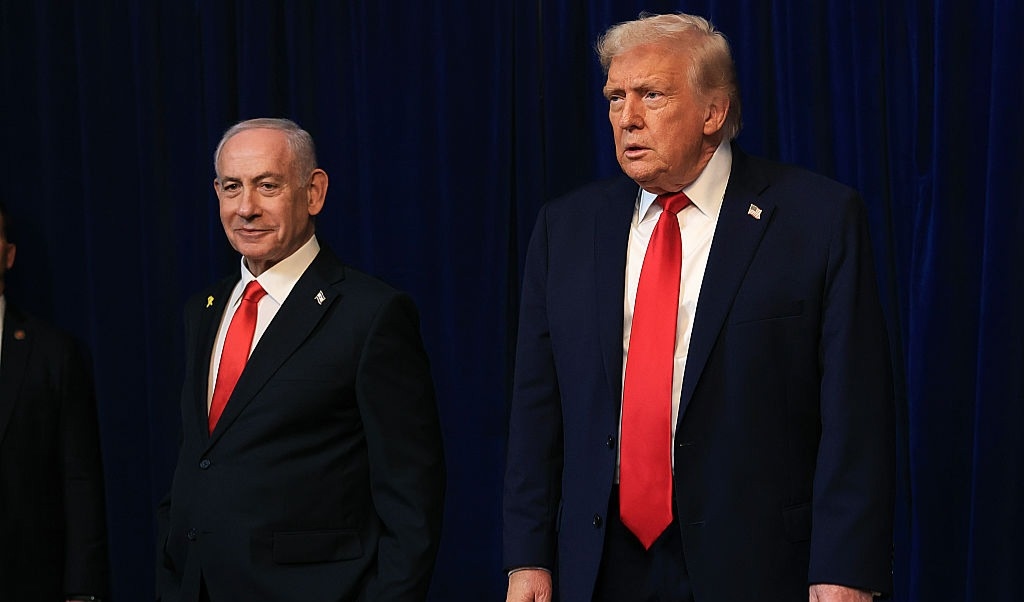 Israels premiärminister Benjamin Netanyahu och USA:s president Donald Trump ser sin relation prövas just nu. Foto: Joe Raedle/Getty Images