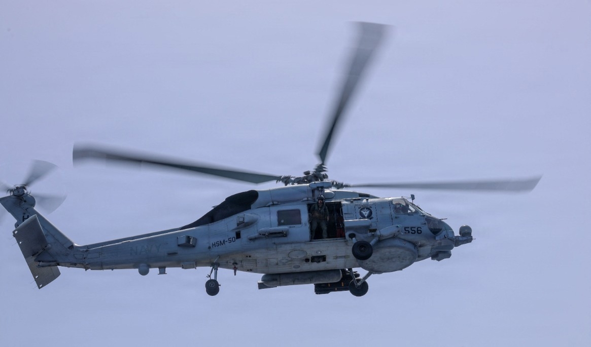 En MH-60R Sea Hawk-helikopter tillhörande amerikanska flottan. Foto: AFP Photo/US Navy/Navcent Public Affairs