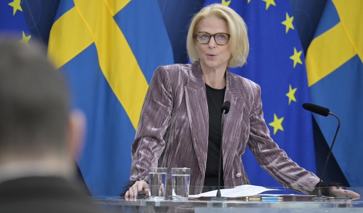 Elisabeth Svantesson (M), finansminister. Foto: Roger Sahlström.