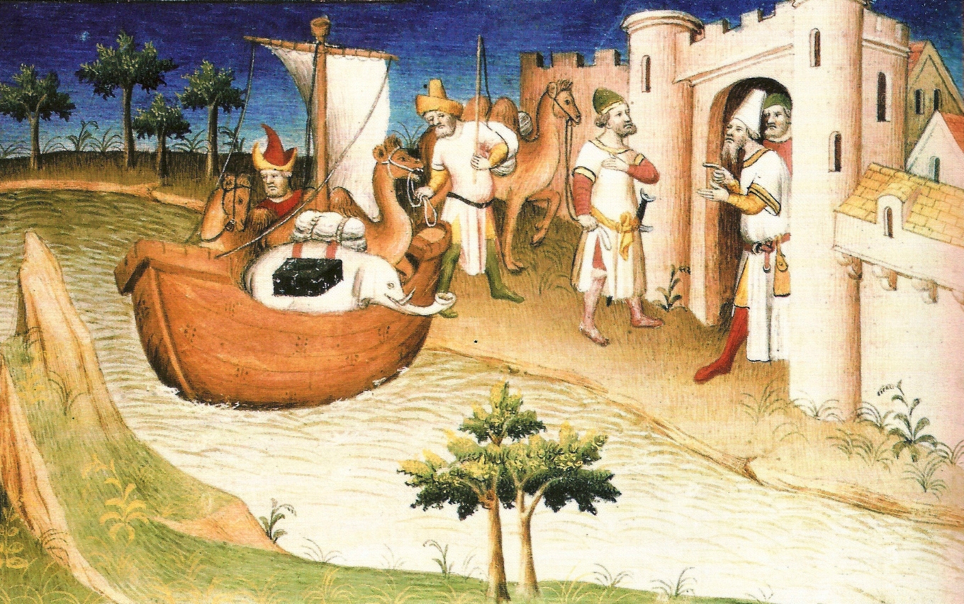 Illustration ur en utgåva av ”Il milione” från 1324. Foto: Wikimedia Commons