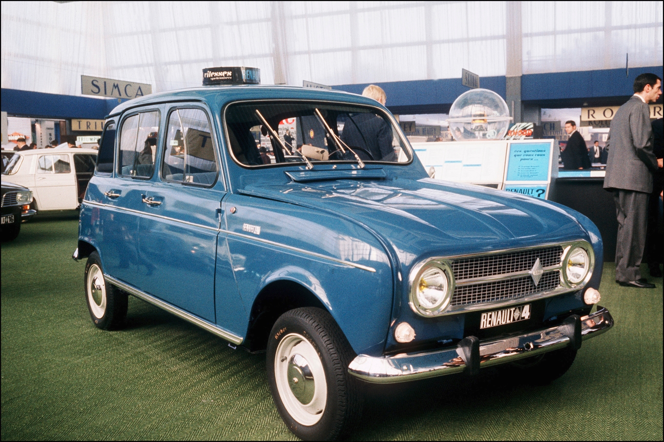 Stig Arbmans annonsbyrå i Stockholm fick 1964 uppdraget att marknadsföra Renault 4. Foto: AFP via Getty Images