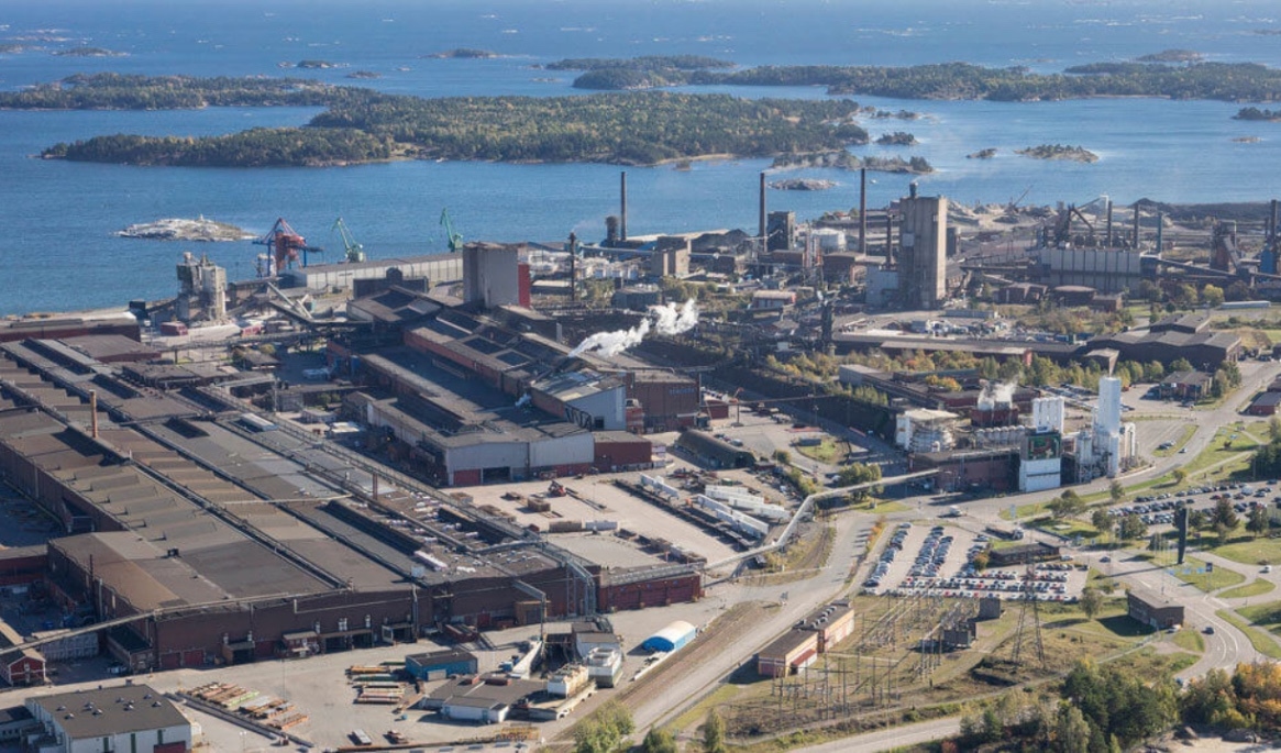 SSAB industriområde i Oxelösund. Foto: SSAB