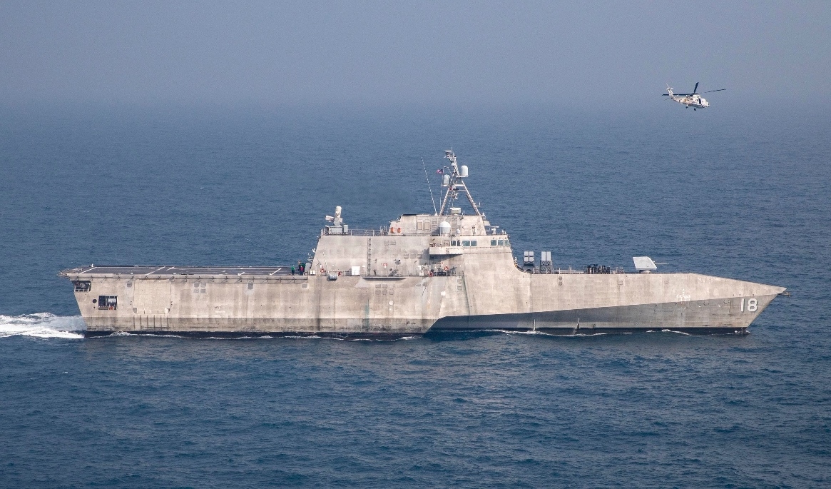Stridsfartyget USS Charleston. Foto: Petty Officer 2nd Class Dan Seri.