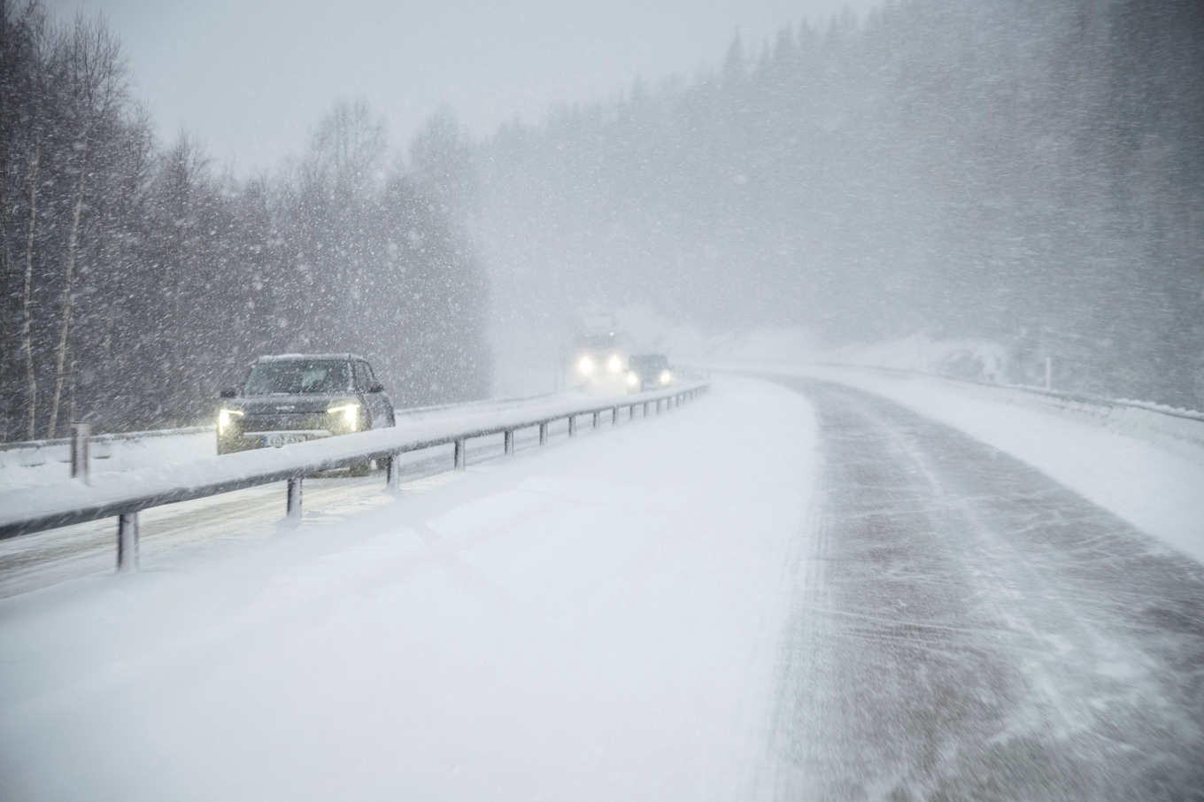 SMHI har utfärdat en gul varning för snöfall. Arkivbild. Foto: Leif Wikberg/TT