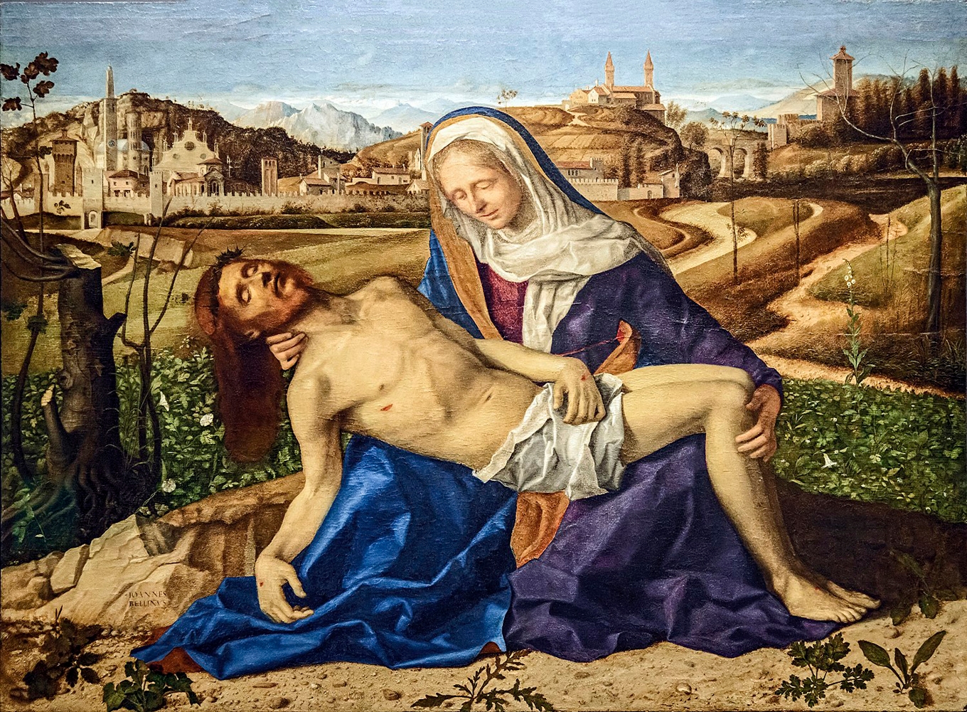 När inte ens den kommande uppståndelsen kan trösta en mor som förlorat sitt barn. Målning av Giovanni Bellini (1430–1516). Foto: Didier Descouens/Wikimedia Commons