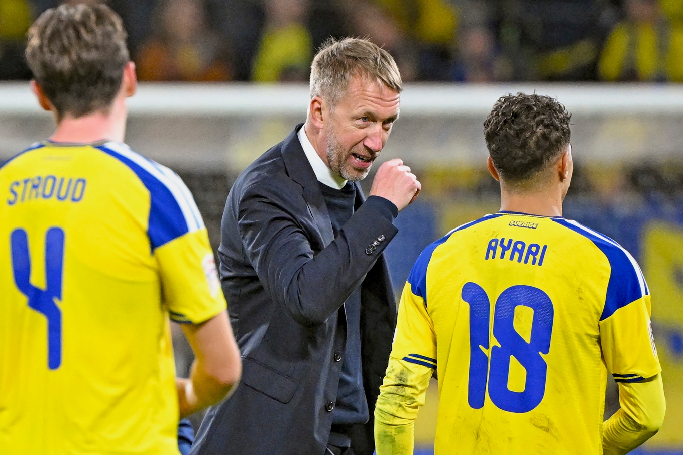 Sverige har fått fina resultat i Nations League och Hasse Backe tror att vi kan vinna gruppen och ta steget upp i A-divisionen. Foto: Jonathan Näckstrand/AFP via Getty Images