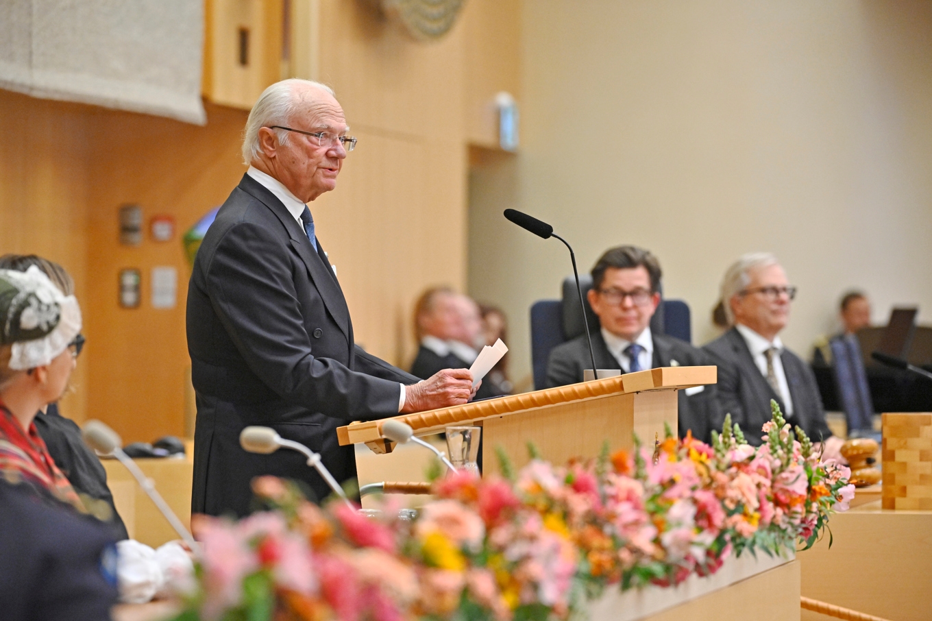 Kungen öppnar riksmötet 2026. Foto: Christine Olsson/TT