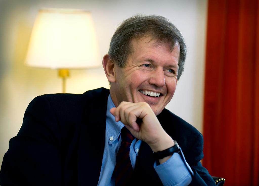 Finansmannen Marcus Wallenberg ser stora möjligheter för svenska företag i Indien. (Foto: Claudio Bresciani/TT)