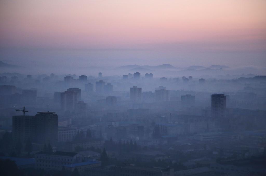 Nordkoreas huvudstad Pyongyang. (Foto: Wong Maye-E-arkivbild)