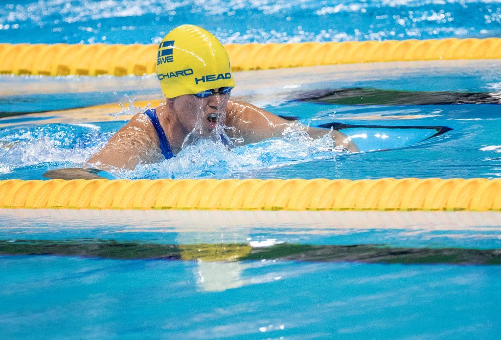 
Maja Reichard tog brons på finalen på 100m bröstsim.(Foto: Björn Larsson Rosvall/TT)