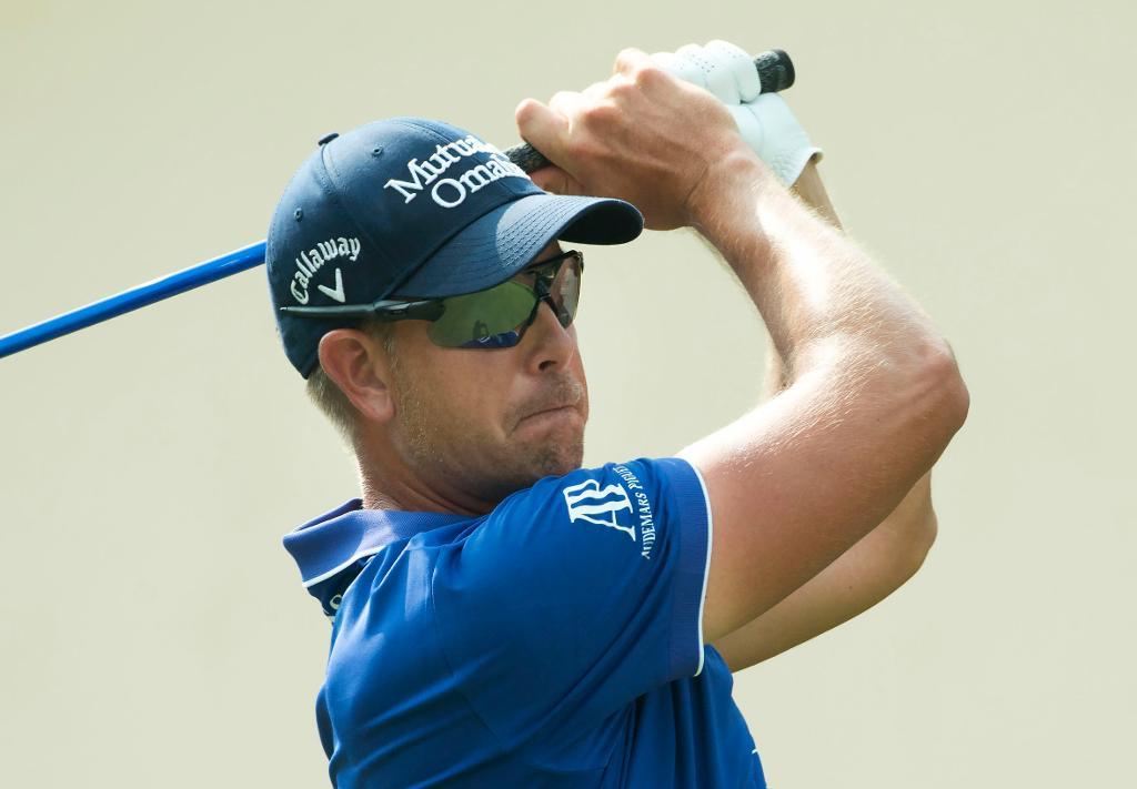 Henrik Stenson under tredje rundan. (Foto: Christer Höglund/TT)