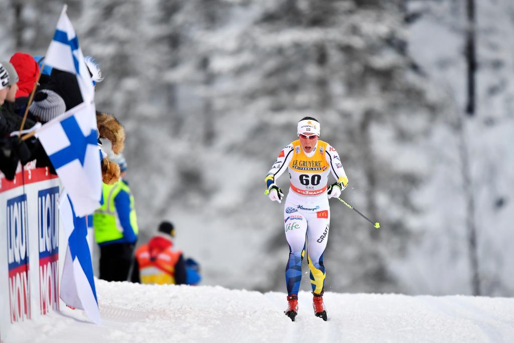 Charlotte Kalla gör comeback i helgen. (Foto: Anders Wiklund/TT-arkivbild)