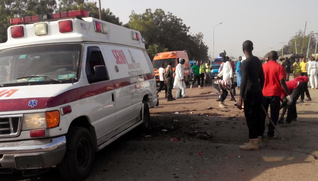 Terrorgruppen Boko Haram bildades i staden Maiduguri, som varit hårt drabbat av våldsdåd, även efter att jihadistgruppen pressats tillbaka kraftigt av militären. A(Foto: Jossy Ola/AP/TT-arkivbild)