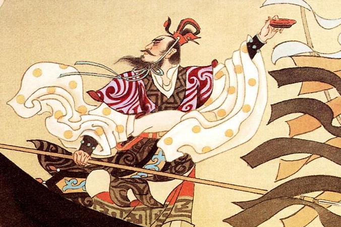 Cao Cao är en välkänd figur i den kinesiska historien. Cao Cao hade både litterära kunskaper och var en skicklig militär strateg.
