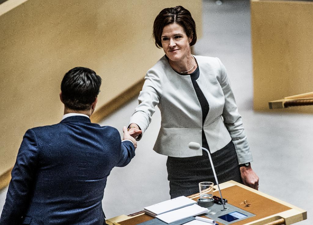 Fler M-väljare vill samarbeta med SD efter Anna Kinberg Batras utspel om att bryta SD:s isolering. Arkivbild. (Foto: Lars Pehrson/SvD/TT)