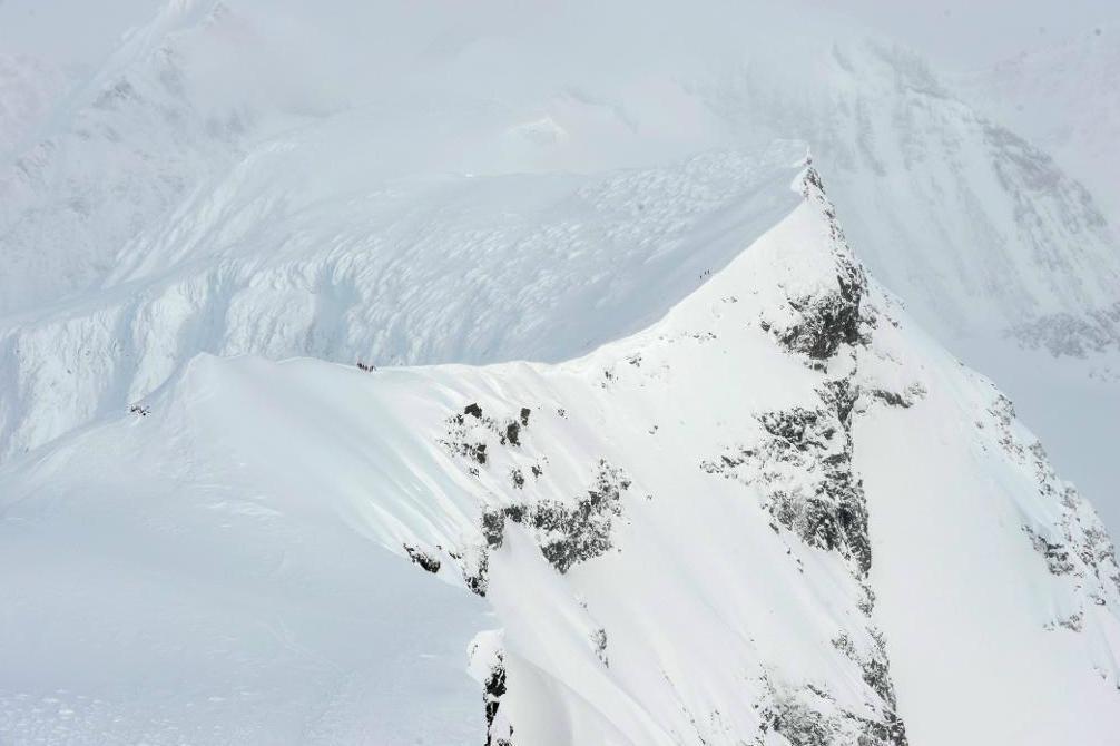 


Rabots glaciär vid Kebnekaise har dragit sig tillbaka runt 80 meter sedan 2008, visar Lantmäteriets nya kartläggning.  Foto:Norwegian Armed Forces/TT                                                                                                                                    