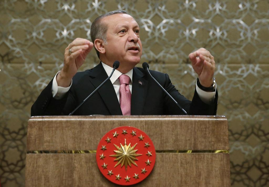 Turkiets president Recep Tayyip Erdogan. Foto: Yasin Bulbul/AP/TT