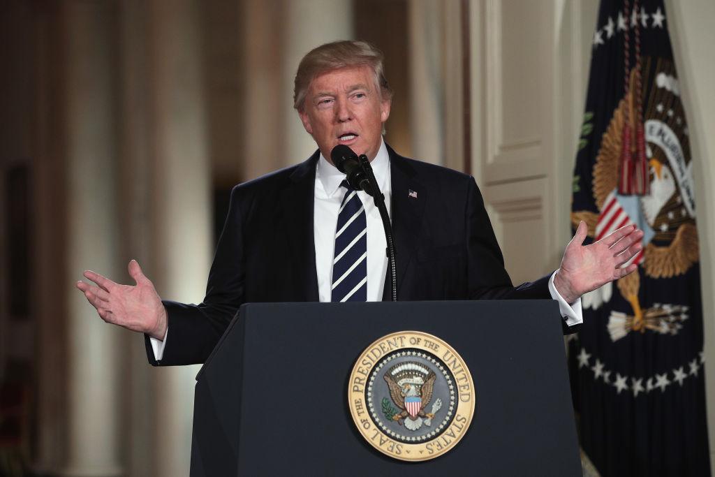 
USA:s president Donald Trump. (Foto:  Alex Wong/Getty Images)                                            