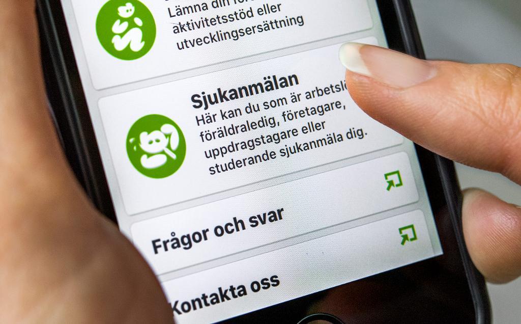 Under februari vårdas sjuka barn av sina föräldrar som allra mest. (Foto: Claudio Bresciani/TT)