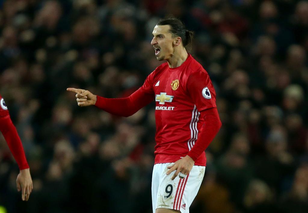 Zlatan Ibrahimovic väntas stanna i Manchester. Foto: Dave Thompson/AP/TT