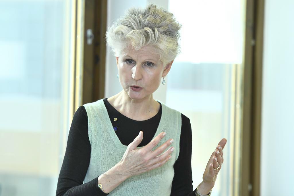 
Anna Maria Corazza Bildt (M), ansvarig förhandlare för Europaparlamentets största grupp EPP, anser att det har varit för lite fakta och för mycket rykten kring EU:s förslag till nya vapenregler. (Foto: Claudio Bresciani/TT                                            