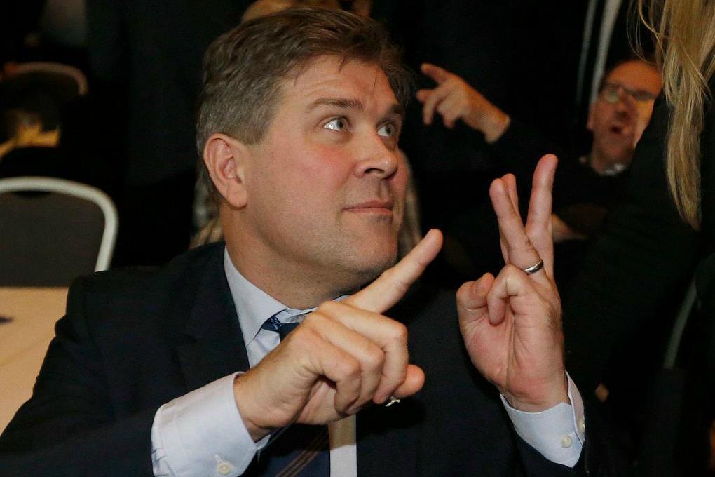 

Statsminister Bjarni Benediktsson säger att Island har nått en trevlig vändpunkt i den ekonomiska återuppbyggnaden. Foto: Frank Augstein/AP/TT-arkivbild                                                                                        