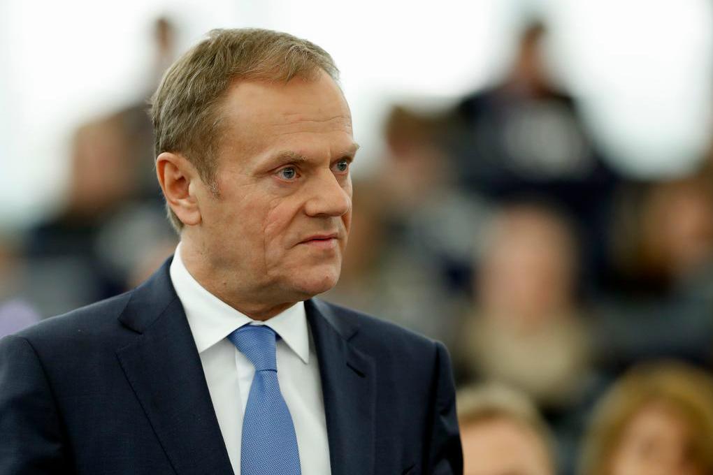 
EU:s permanente rådsordförande Donald Tusk. Foto: Jean-Francois Badias/AP/TT                                            