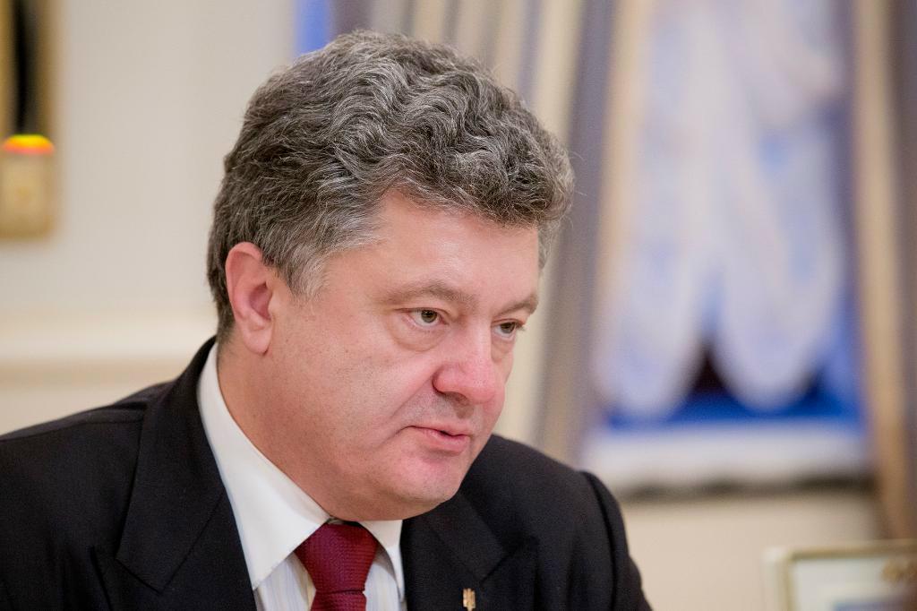 

Ukrainas president Petro Porosjenko. Foto: Håkon Mosvold Larsen/NTB/TT-arkivbild                                                                                        